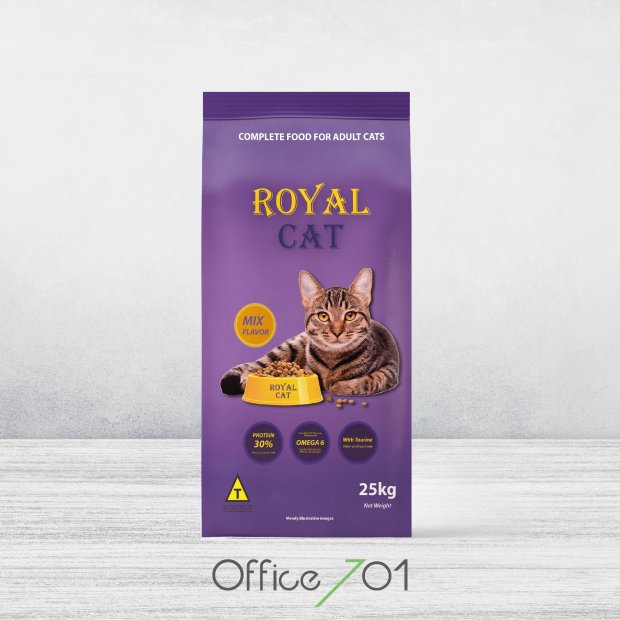 35 Web Tasarım İzmir | Royal Cat Mama Ambalaj Tasarımı